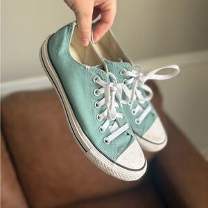Converse Women's Teal Low Top Sneakers